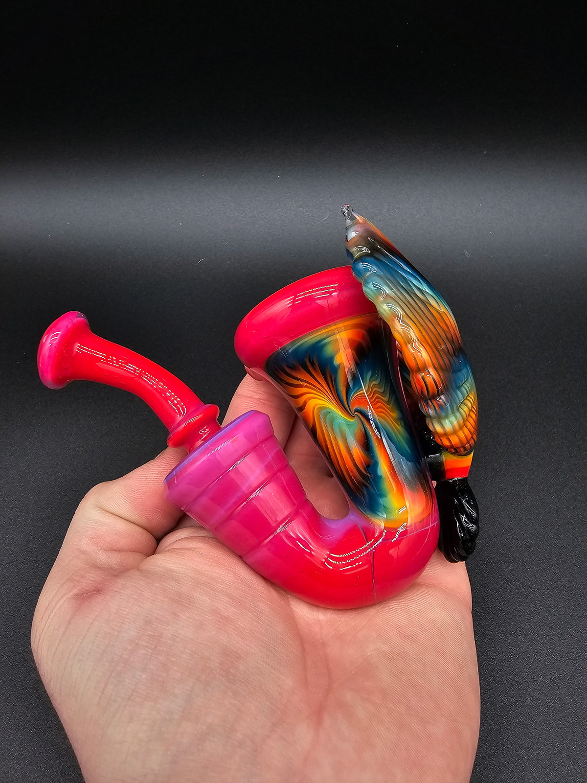 Tiedye Wanderer Sherlock w/ Mac 11 Glass