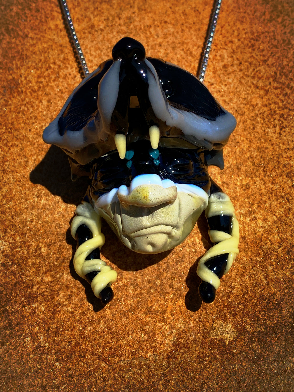 Raccoon Medicine Wanderer V2 Pendant (3&quot;L x 2.5&quot;W)