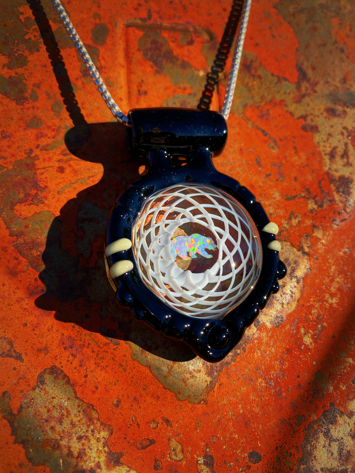 The Wanderer Series VOL2  Dreamcatcher Pendant 2&quot;L x 1.5&quot;W
