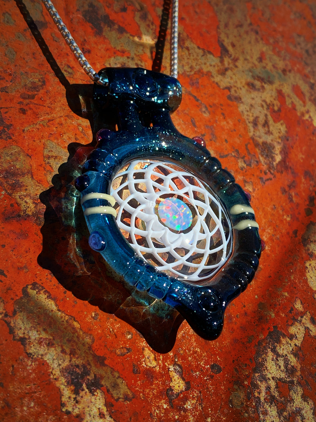 The Wanderer Series VOL2  Dreamcatcher Pendant 2.25&quot;L x 1.5&quot;W