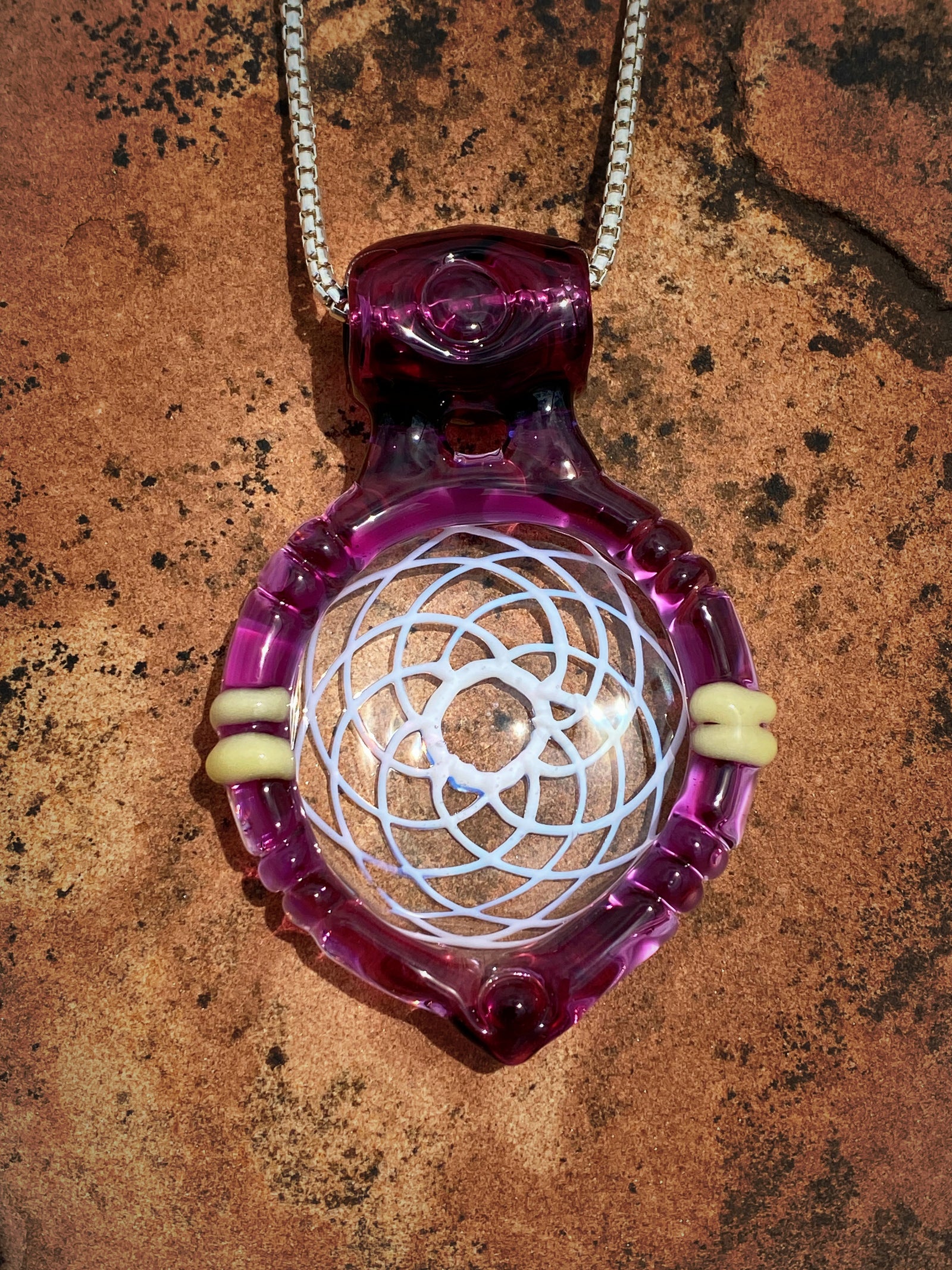 The Wanderer Series VOL2  Dreamcatcher Pendant 2"L x 1.5"W