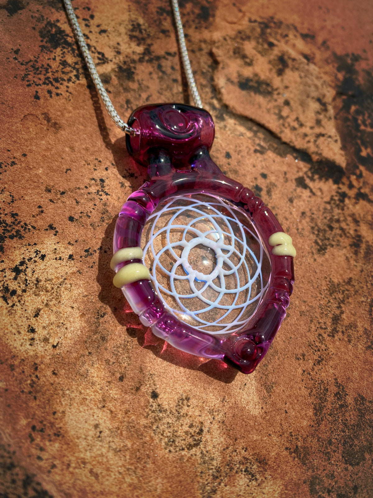 The Wanderer Series VOL2  Dreamcatcher Pendant 2&quot;L x 1.5&quot;W