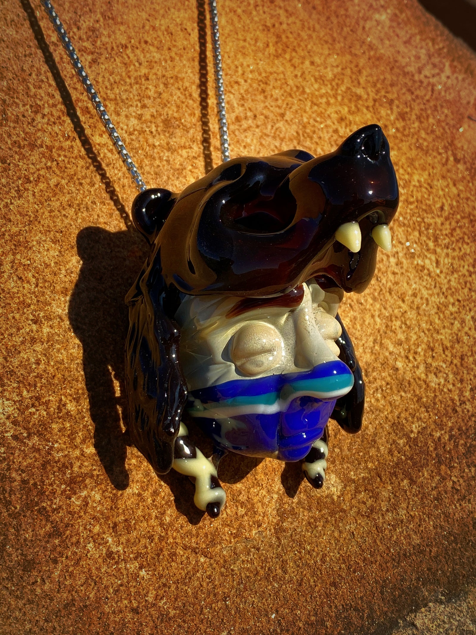 Bear Medicine Wanderer V2 Pendant (3"L x 2.5"W)