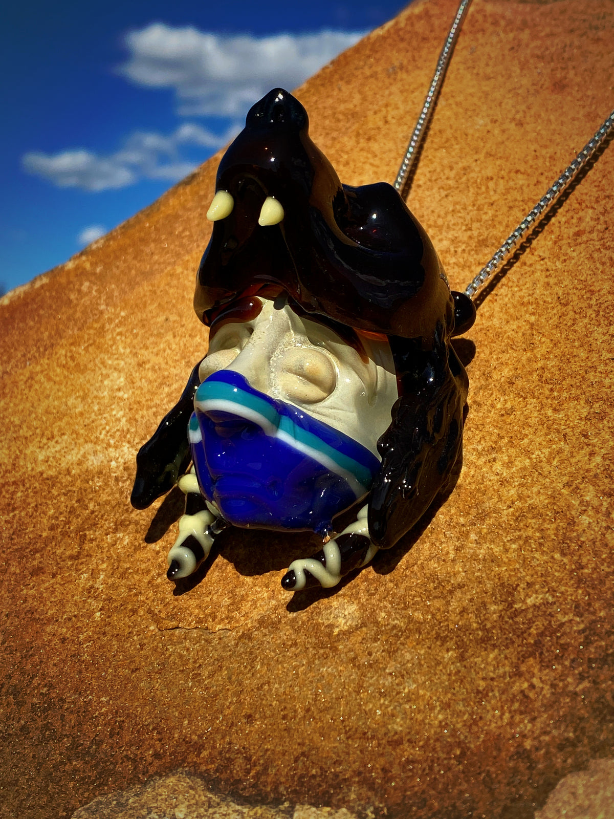 Bear Medicine Wanderer V2 Pendant (3&quot;L x 2.5&quot;W)