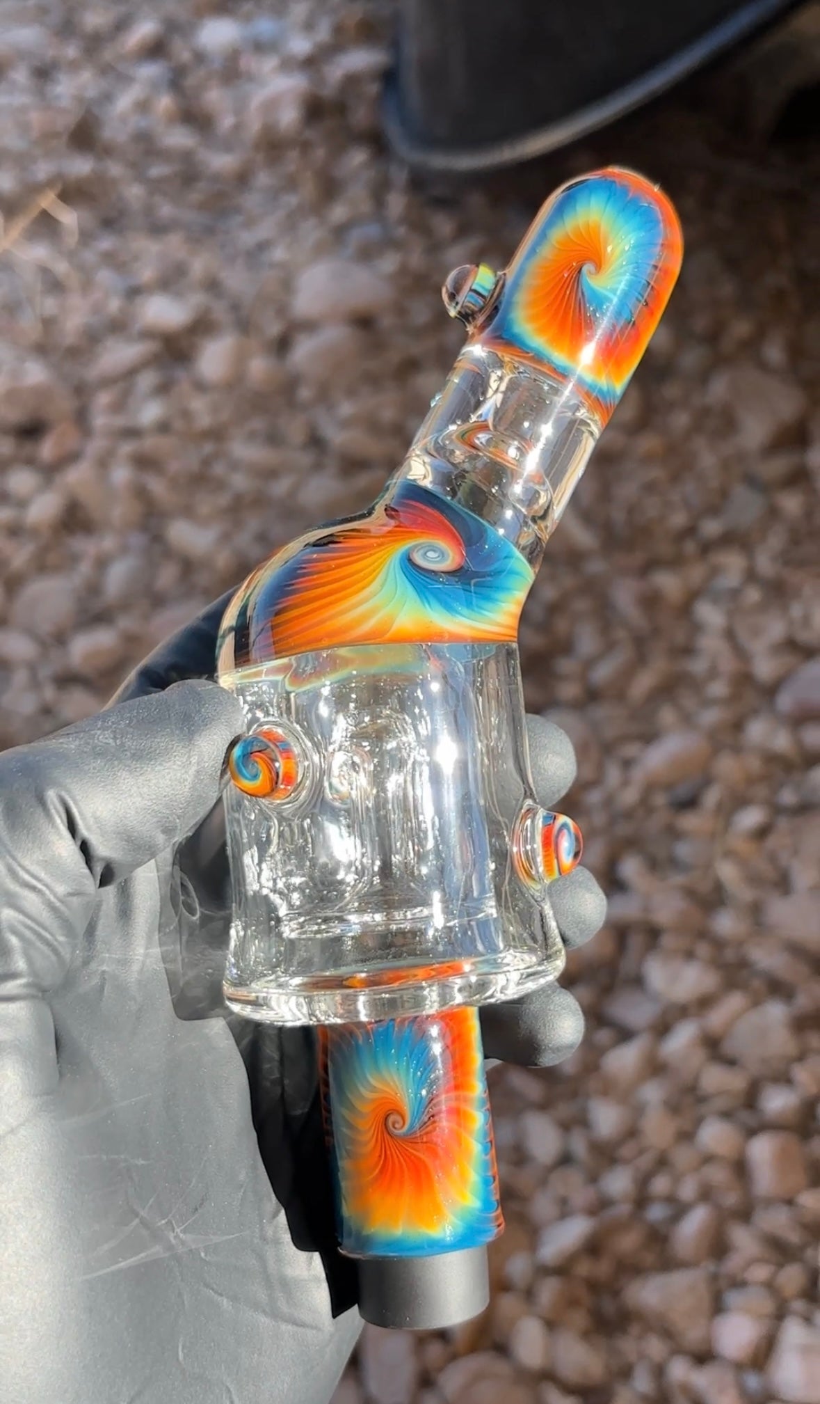 Tie Dye Puffco Pivot Bubbler