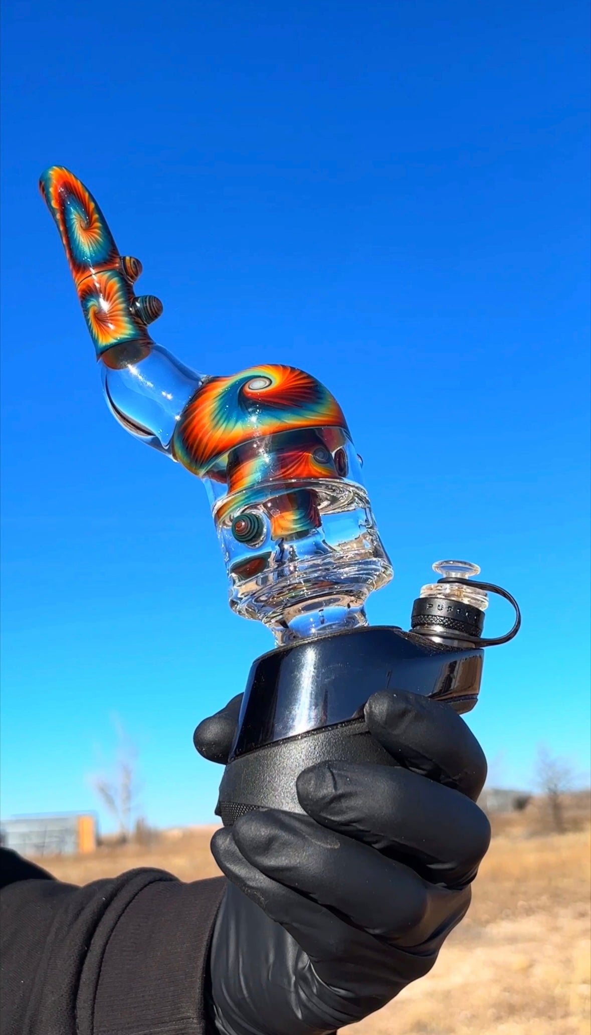 Puffco Tie Dye Peak Attachment