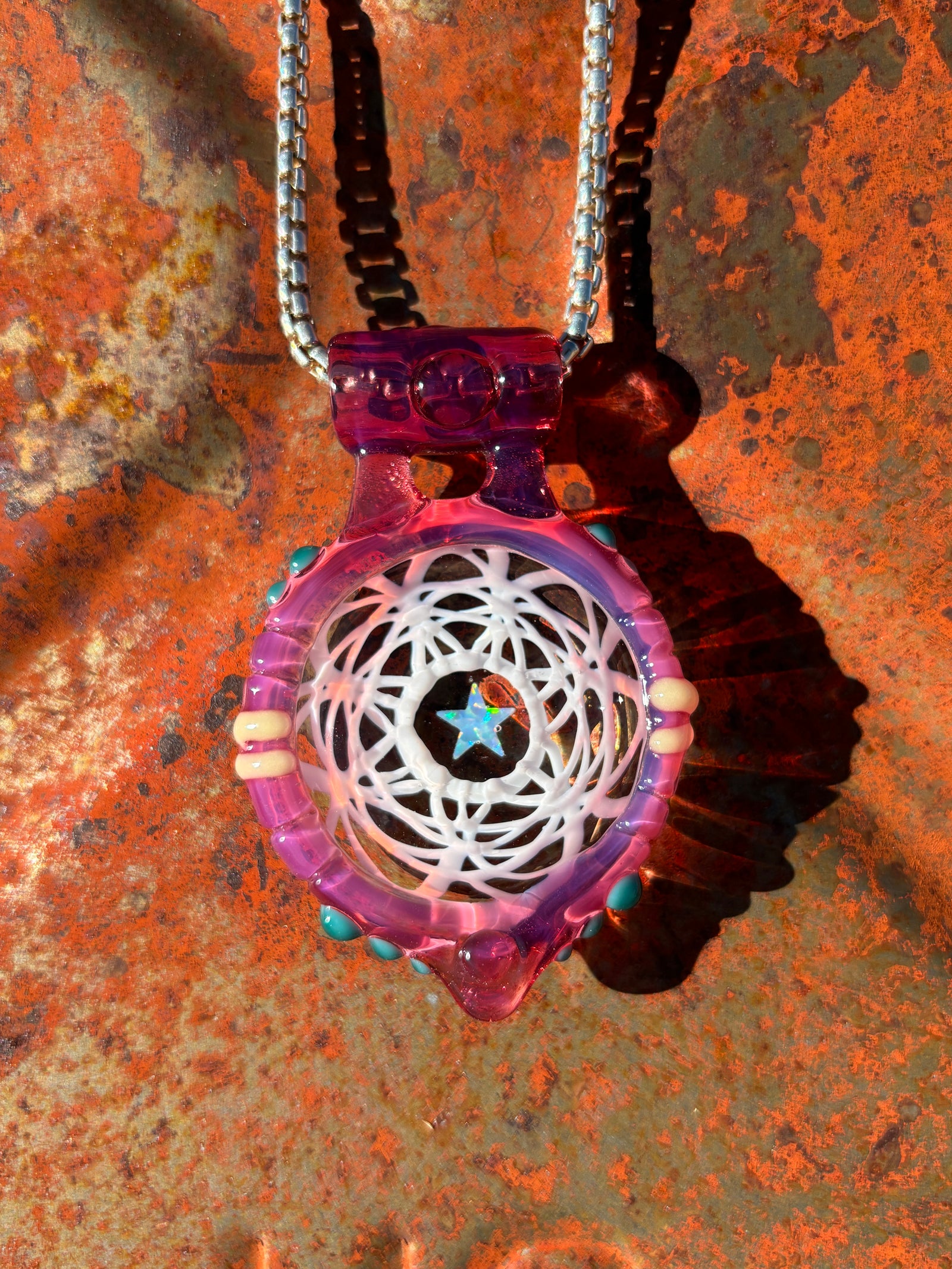 The Wanderer Series VOL2  Star Dreamcatcher Pendant 2"L x 1.5"W